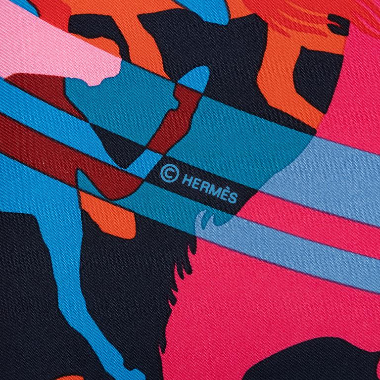 Hermès, scarf, "Ex-Libris En Camouflage".