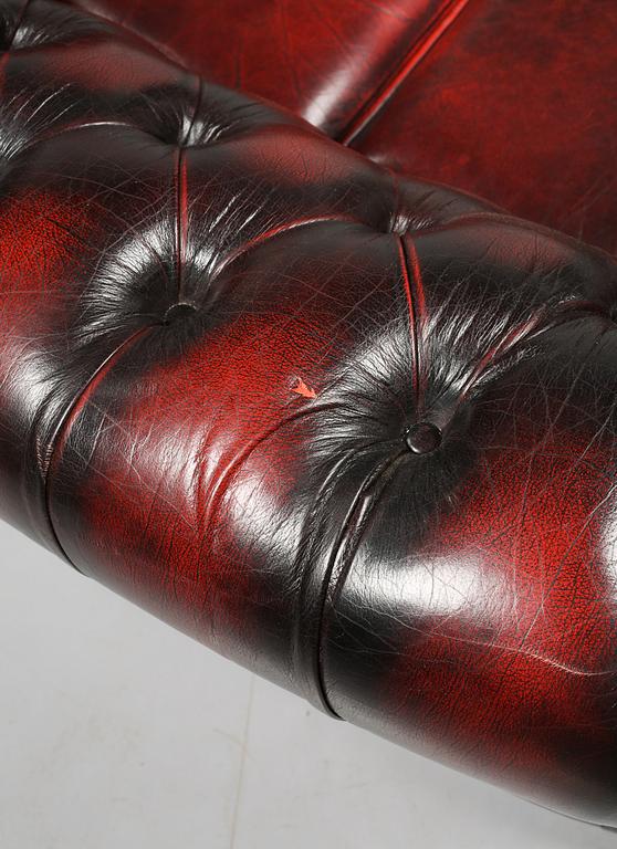 SOFFA, Chesterfield-modell, 1900-tal.