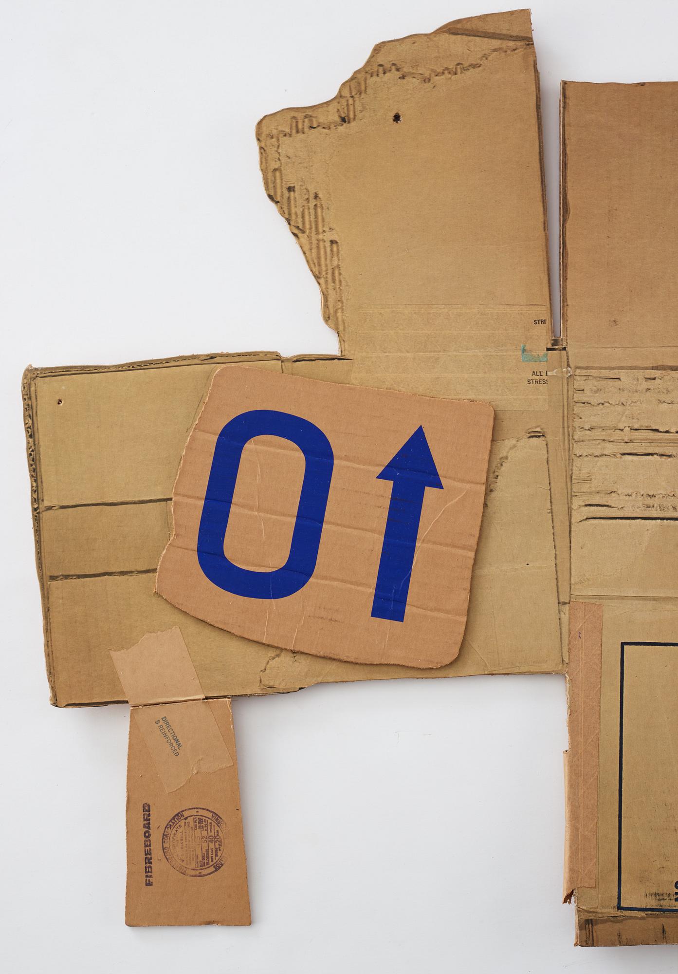 Robert Rauschenberg, Cardbird VI from: "Cardbird series".