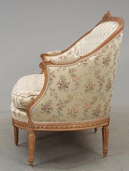 SOFFA. Frankrike, 1700-talets andra hälft. Louis XVI.