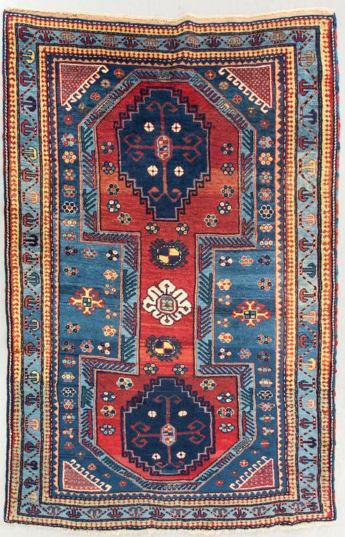 An antique Kazak Lori Pambak ca 182 x 130 cm.