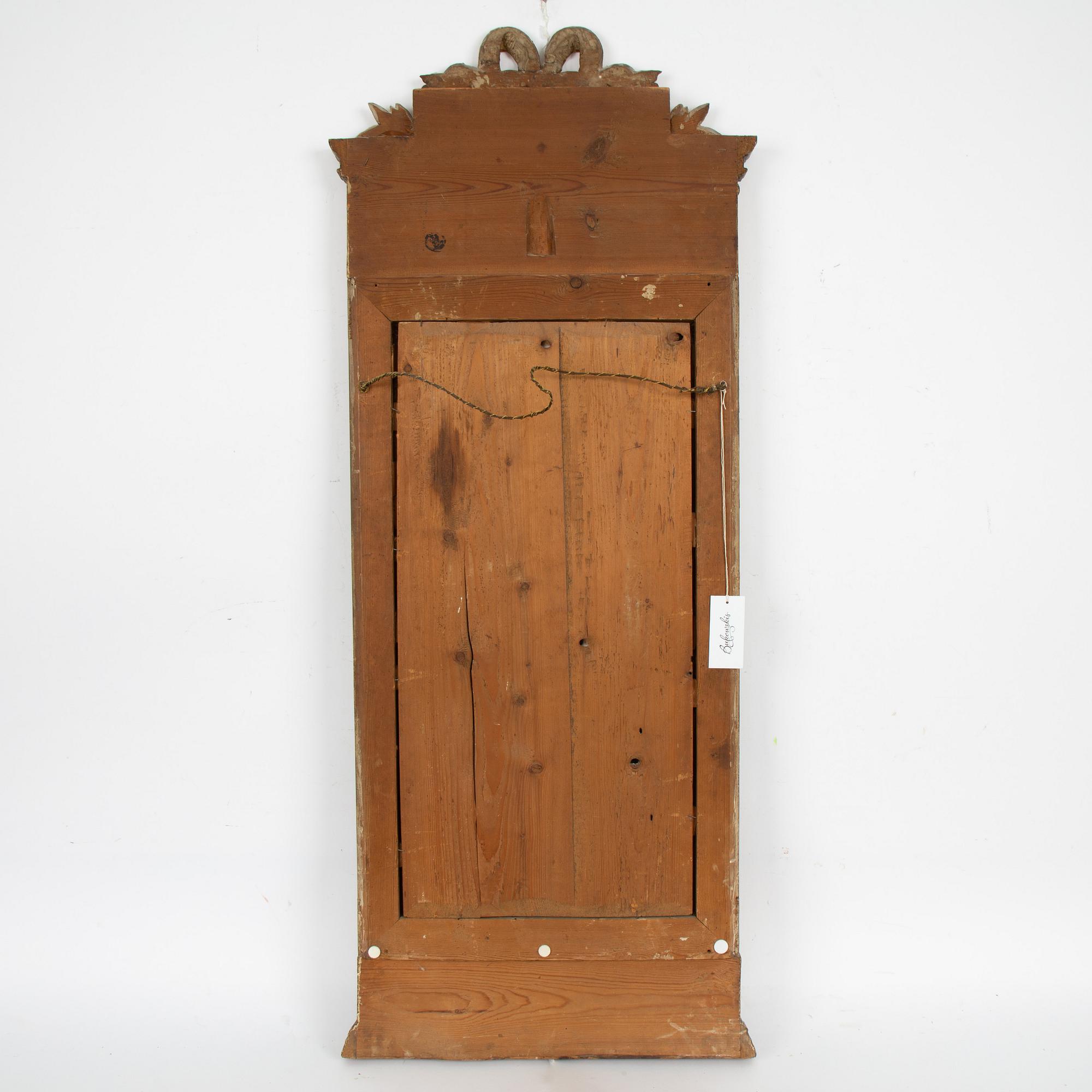 A Swedish Gustavian Mirror, late 18th Century.