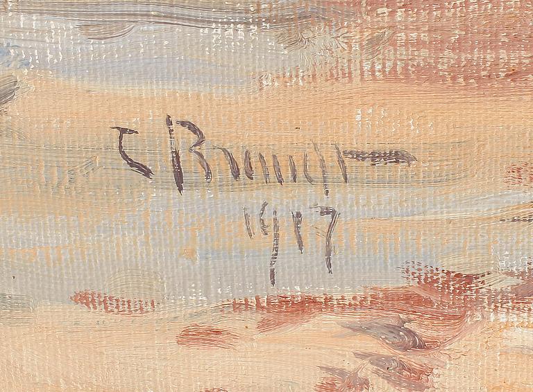 CARL BRANDT, olja på duk, signerad och daterad 1917.