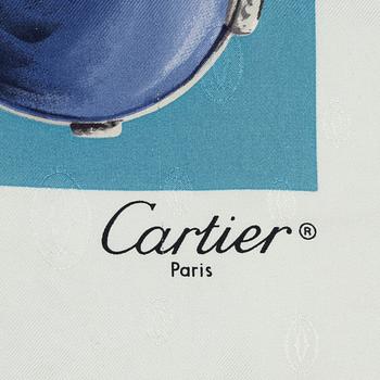 Cartier, scarf.