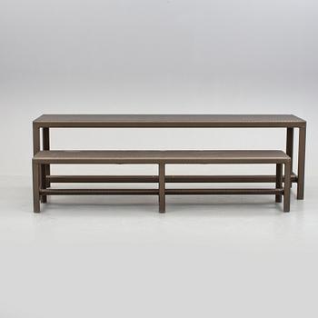 TRÄDGÅRDSMÖBLEMANG, 7 delar, bla "Lounge", Frank Ligthart, Dedon.