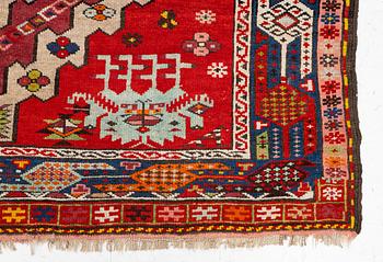 Caucasian runner, approx. 340 x 138 cm.