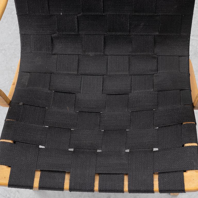 Bruno Mathsson, an armchair, "Eva", Firma Karl Mathsson, Värnamo, 1973.