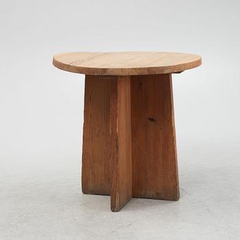 A stained pine table, "Sports Cabin Furniture", 1930s-1940s.