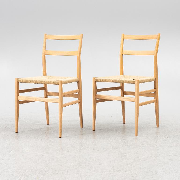 Gio Ponti, A pair of 646 Leggera chairs, Cassina.