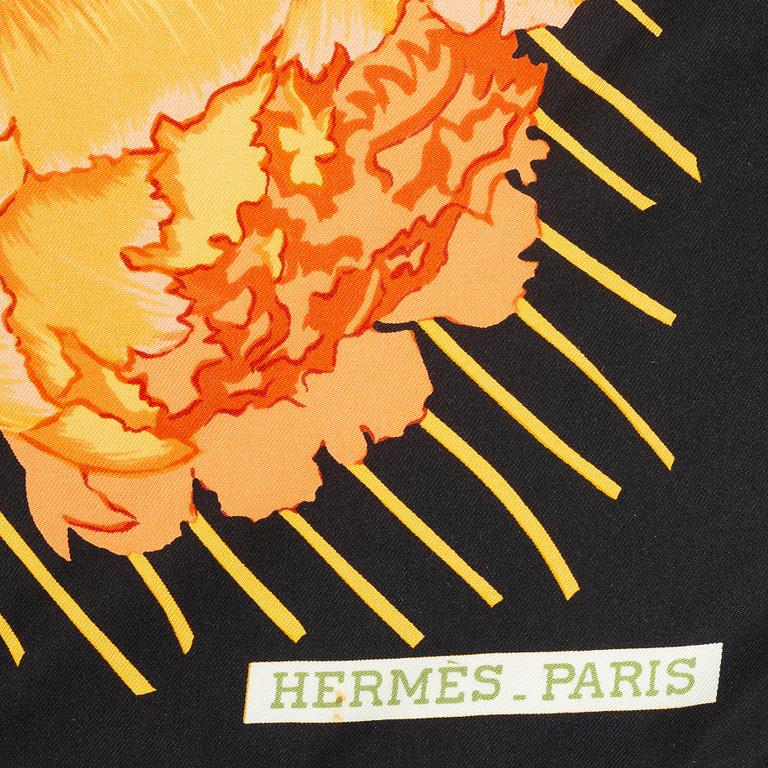 Hermès, scarf, "Les Pivoines".