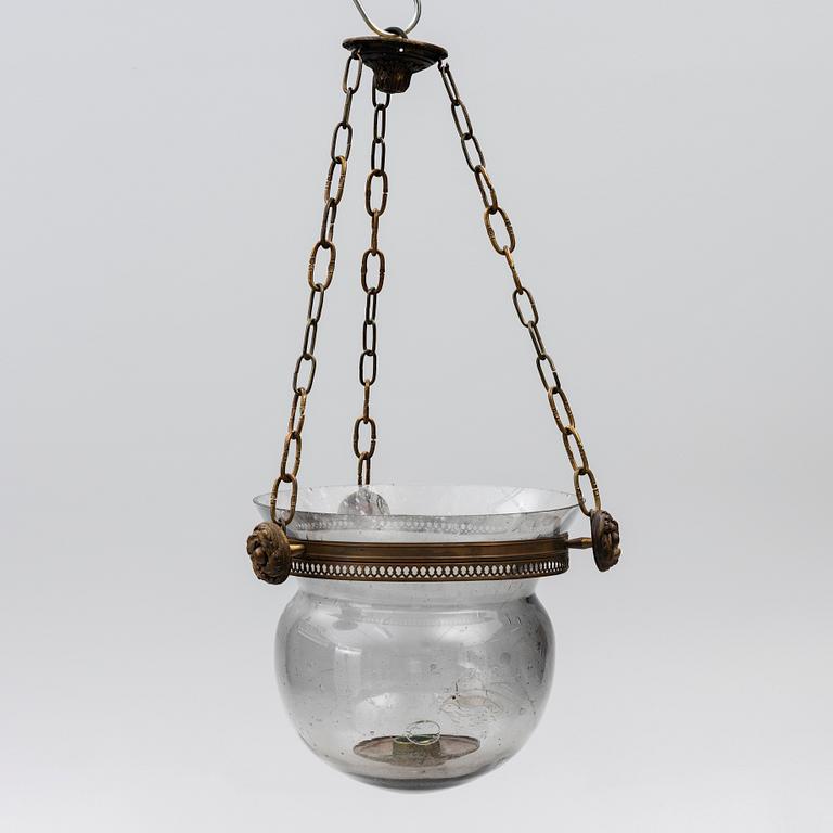A lantern, aorund 1900.