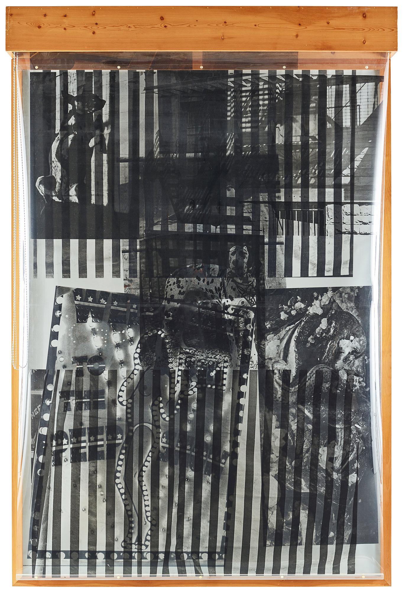 Robert Rauschenberg, "Sling-Shots lit #8, Black State".