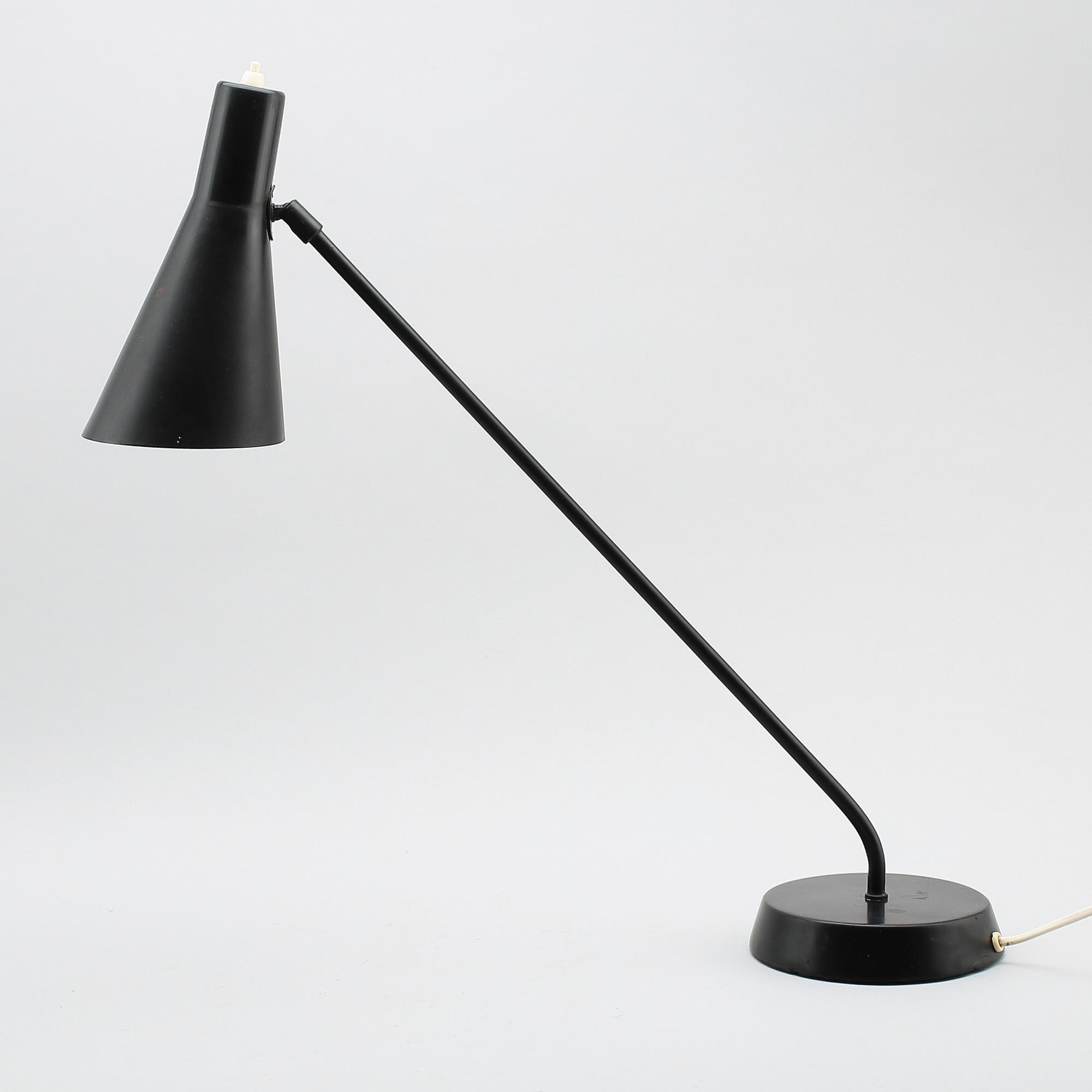 BORDSLAMPA, Bergbom, 1900-talets andra hälft.