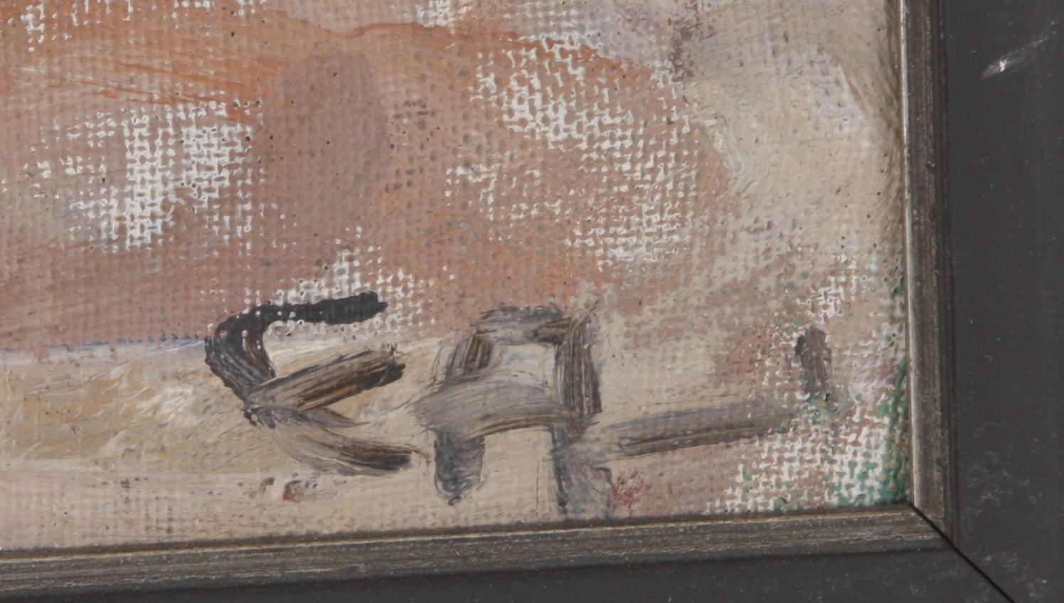 ALMQVIST, ESTER, tillskriven. Olja på duk, sign.