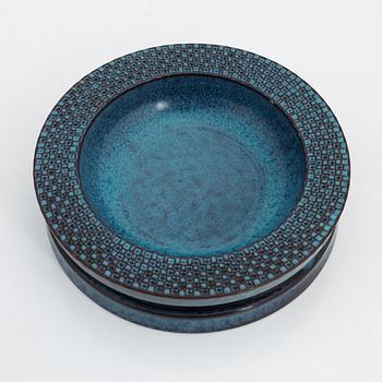 Stig Lindberg, a stoneware bowl, Gustavsberg Studio, Sweden 1965.