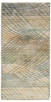 216. Barbro Nilsson, MATTO, "Marina, ljus", knotted pile, ca 305 x 151 cm, signed AB MMF BN.