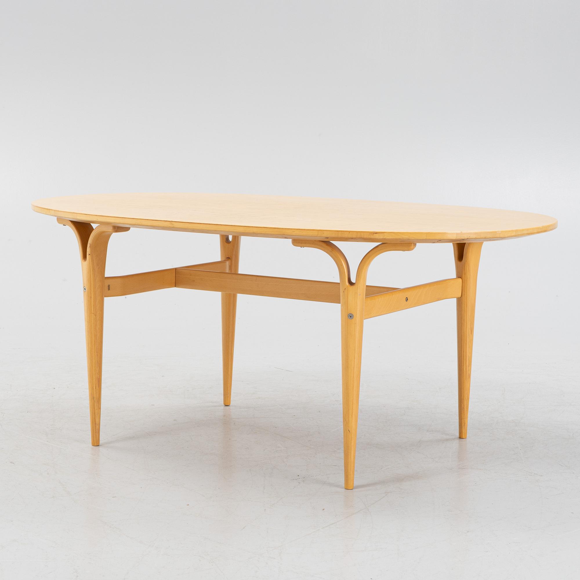 Bruno Mathsson and Piet Hein, a 'Annika' coffee table, Bruno Mathsson, second half of the 20th century.