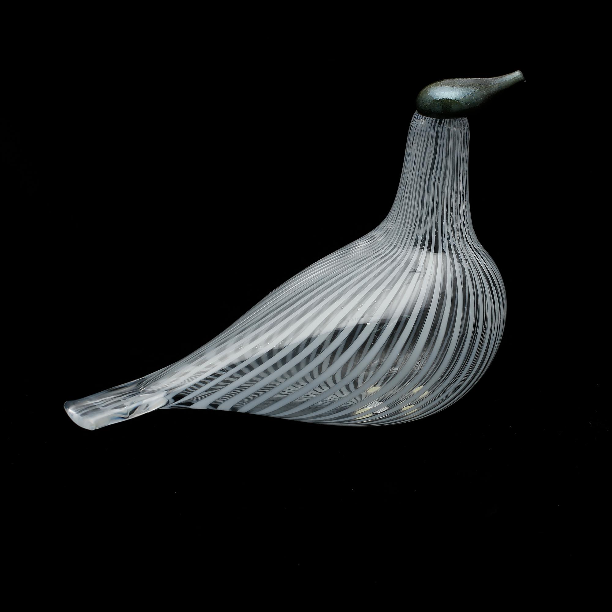 FIGURIN, glas, Oiva Toikka, Nuutajärvi, signerad och numrerad 412/1992. Formgiven 1992.