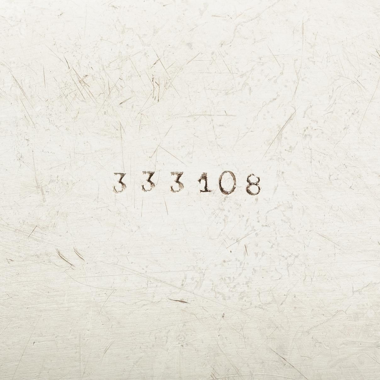 J.H Werner, sauce boat on tray, silver, Rococo style, Germany early 20th century.