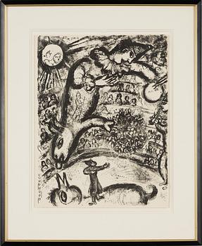 Marc Chagall, lithograph, 1967.