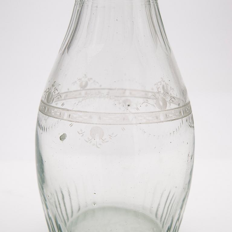 Decanters, a pair, 19th century.