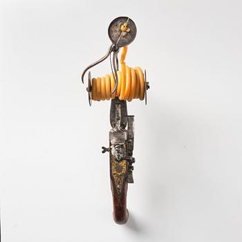 Vaxstapel med elddon, Wedevågs Bruk, 1700-talets andra hälft, Gustaviansk.