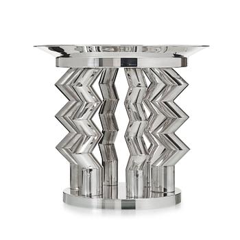 96. ETTORE SOTTSASS, uppsatsskål "Murmansk", Memphis, Italien ca 1982. 800/1000 silver.