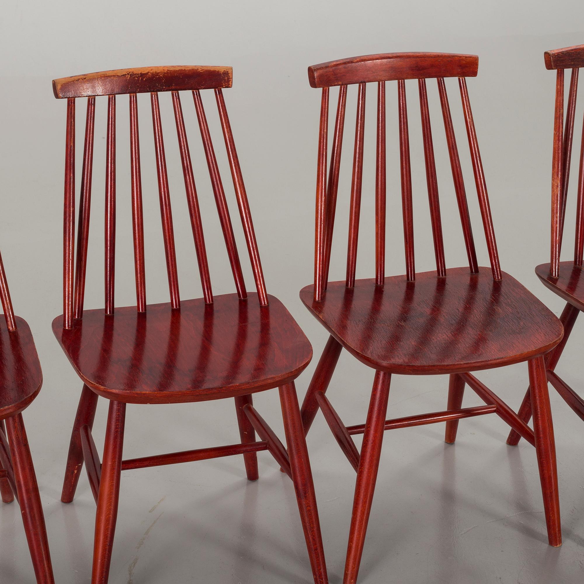 PINNSTOLAR, 4 st, "Tellus", IKEA, 1960-70-tal.