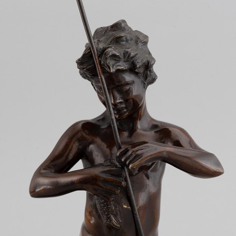 Unknown artist 20th Century. Sculpture. Bronze. Signed with initials V.G. Geight 25.5 cm (incl base 39 cm).