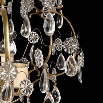 Paavo Tynell, a mid-20th century '1457/3' chandelier for Taito.