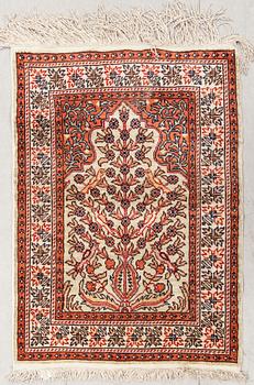 MATTA, Turkiet, silke, figural, 1900-talets slut, ca 59 x 42 cm.