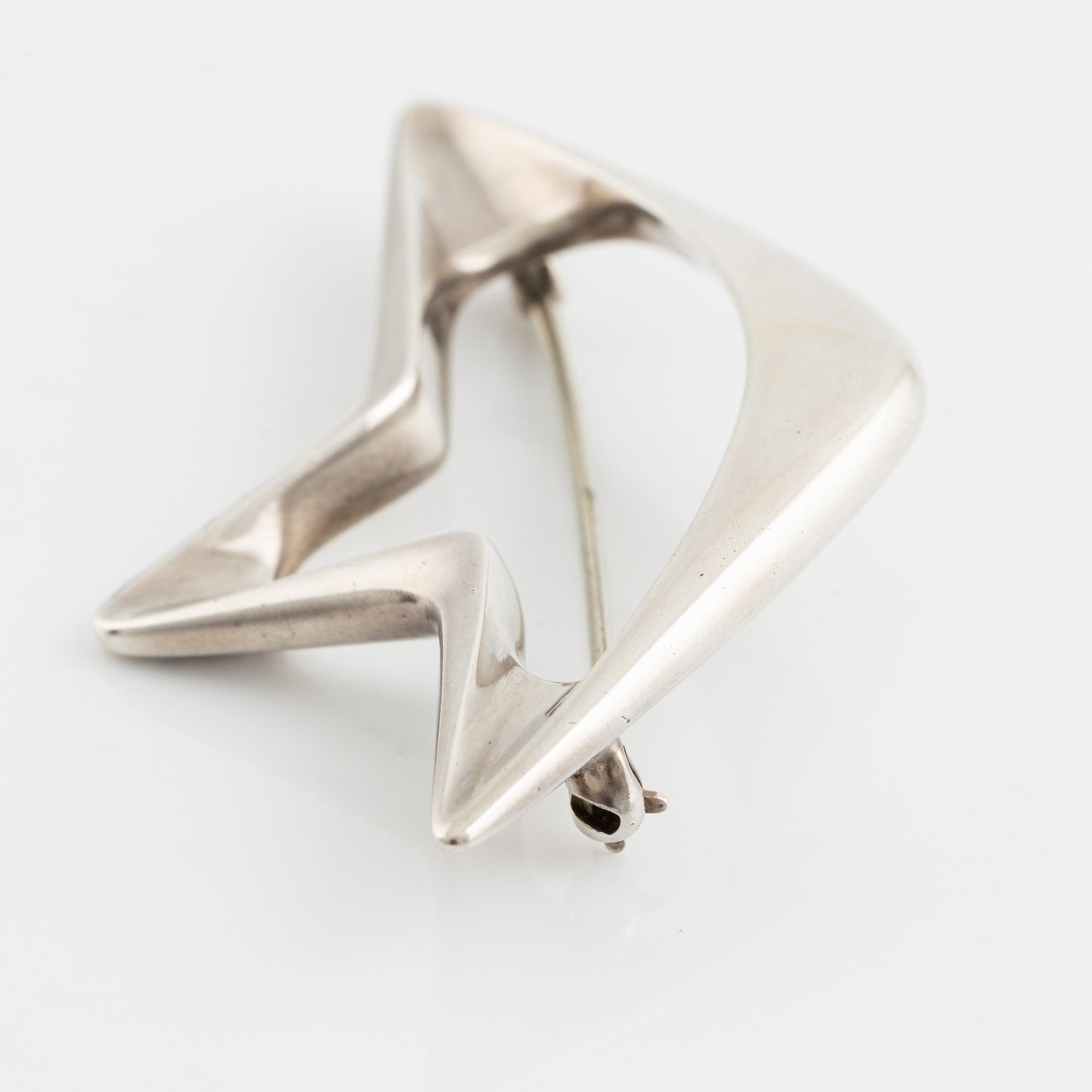 Henning Koppel, Georg Jensen, brooch, sterlingsilver, designed in 1969.