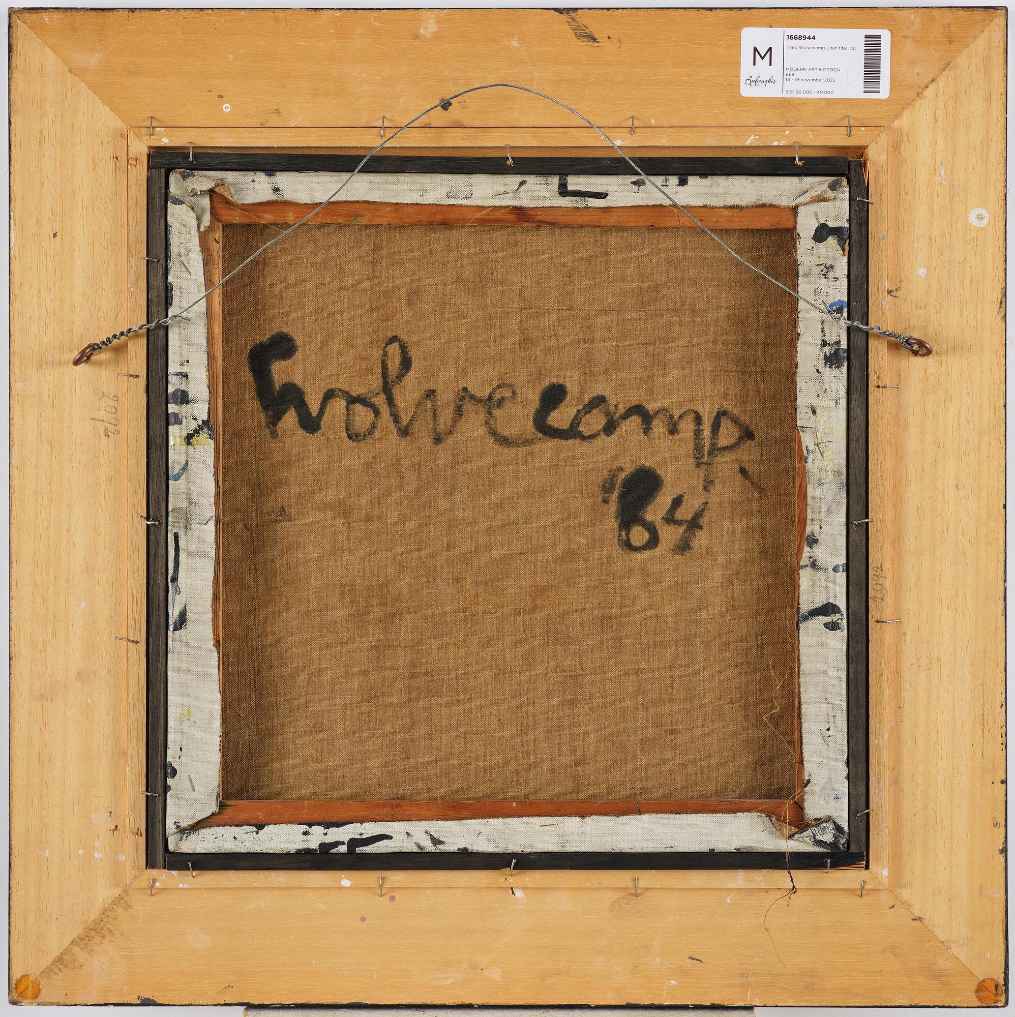 Theo Wolvecamp, Untitled.