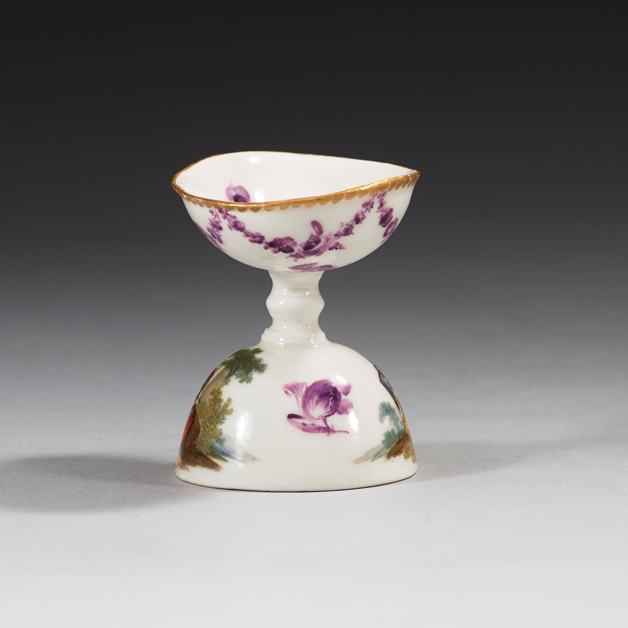 ÄGGKOPP, porslin, Meissen 1700-tal.
