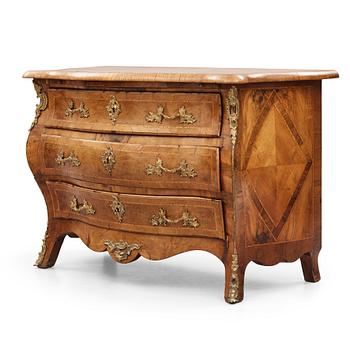 4. A Swedish Rococo commode.