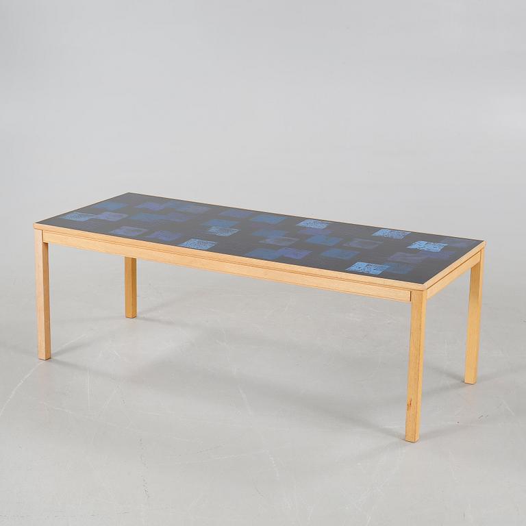 A 579-112 sofa table, Triva Dura series, by David Rosén, table top by Algot Törneman for Nordiska Kompaniet, dated -64.