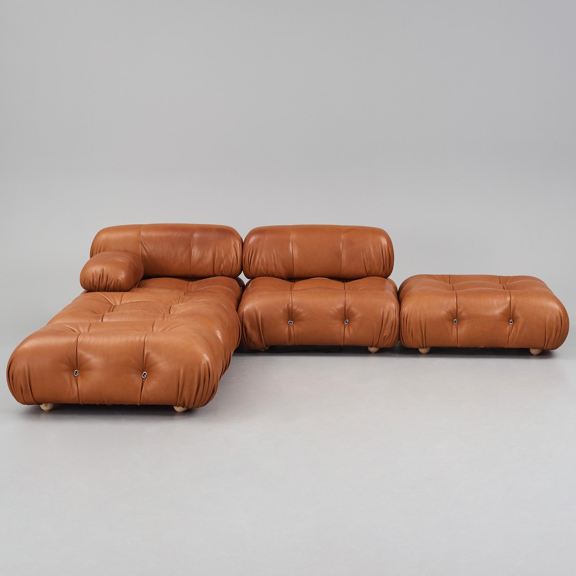 Mario Bellini, a "Camaleonda" modular sofa, B&B Italia, ca 2020.
