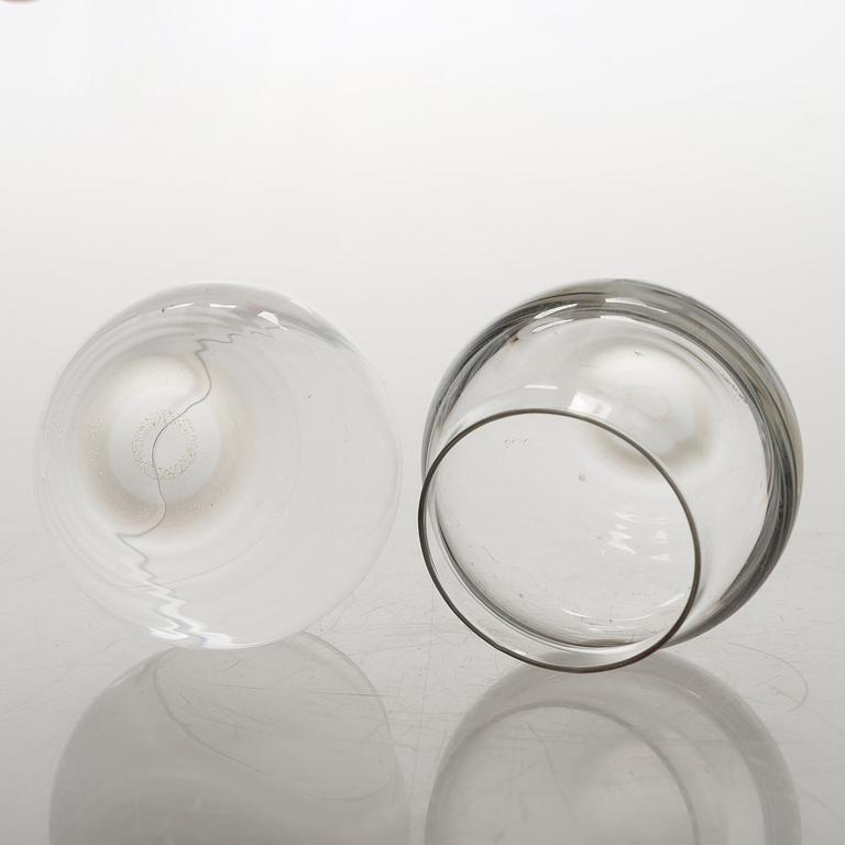 TIMO SARPANEVA, set of 12 1990's 'Pallo' (Ball) drinking glases for Iittla.