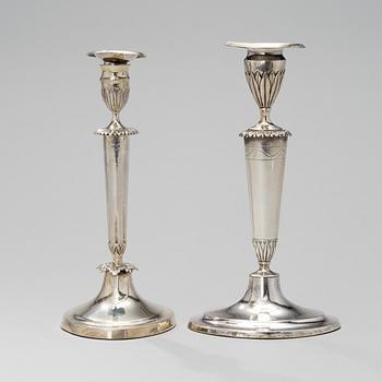 A PAIR OF CANDLESTICKS, Frankfurt am Main, early 19th century.