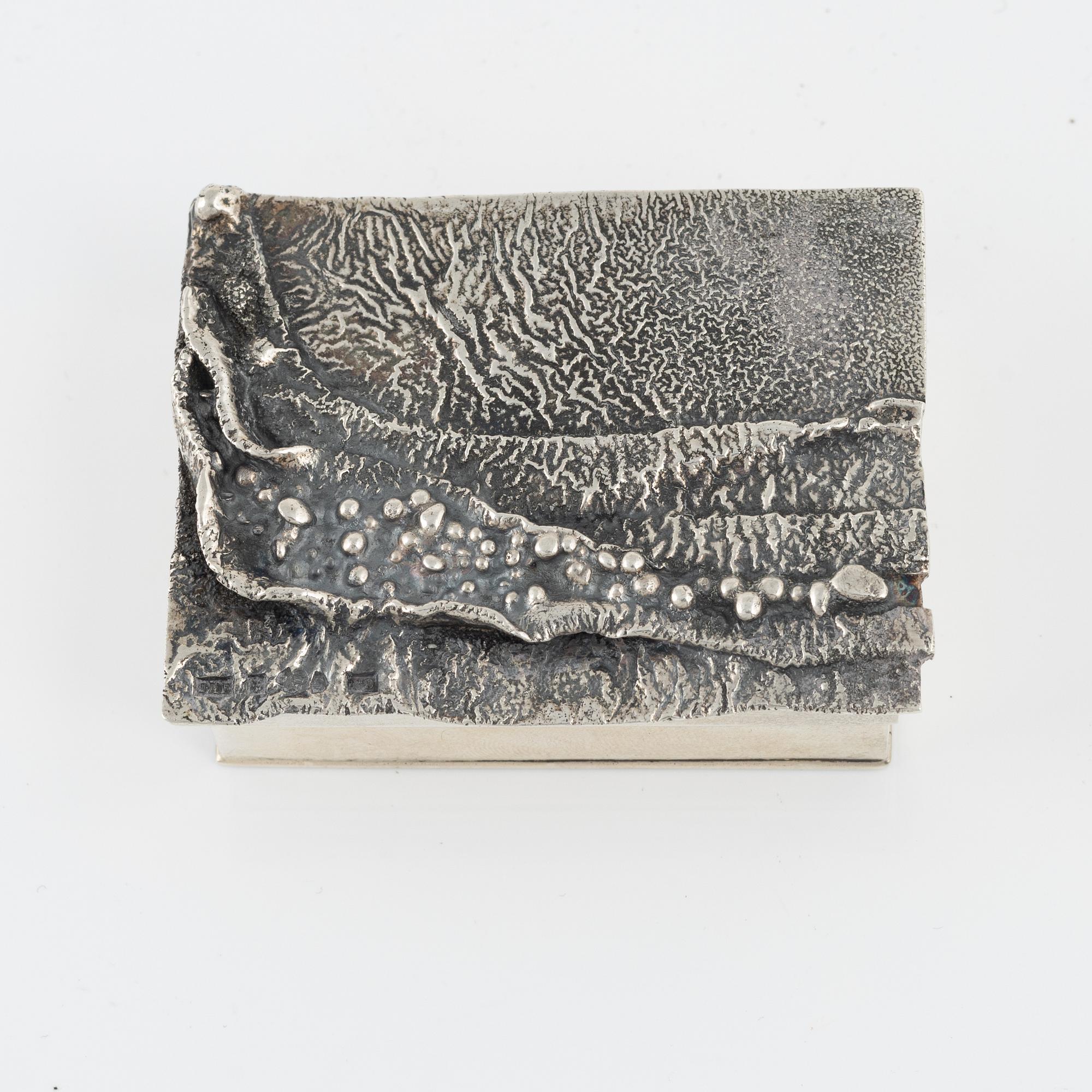 Anders Ericson, box, silver, Kristanstad 1973.