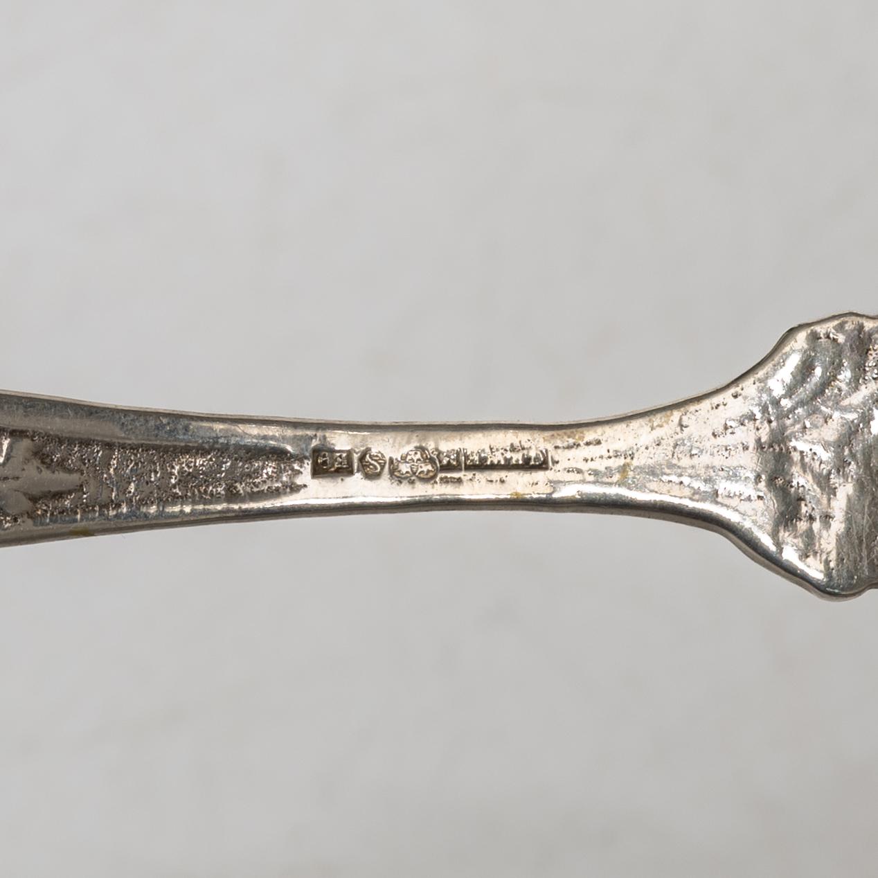 Serving cutlery, 6 pieces, silver, including Georg Wessfelt, 20th century.