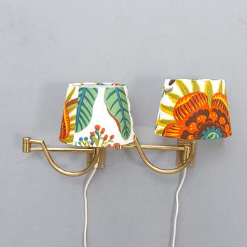 A pair of EWÅ wall lamps 1660/70s.