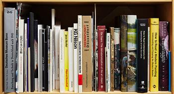 Björn Springfeldt's art library.