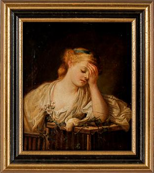 OKÄND KONSTNÄR, olja på duk, England, ej signerad, 1800-tal.