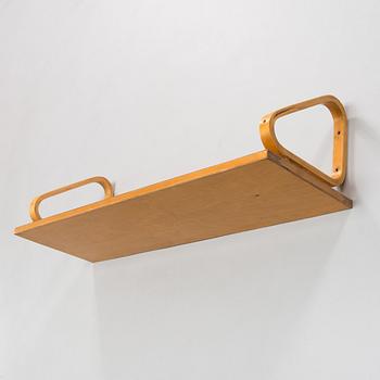 Alvar Aalto, seinähylly, malli 112, O.Y. Huonekalu- ja Rakennustyötehdas A.B. 1930/1940-luku.