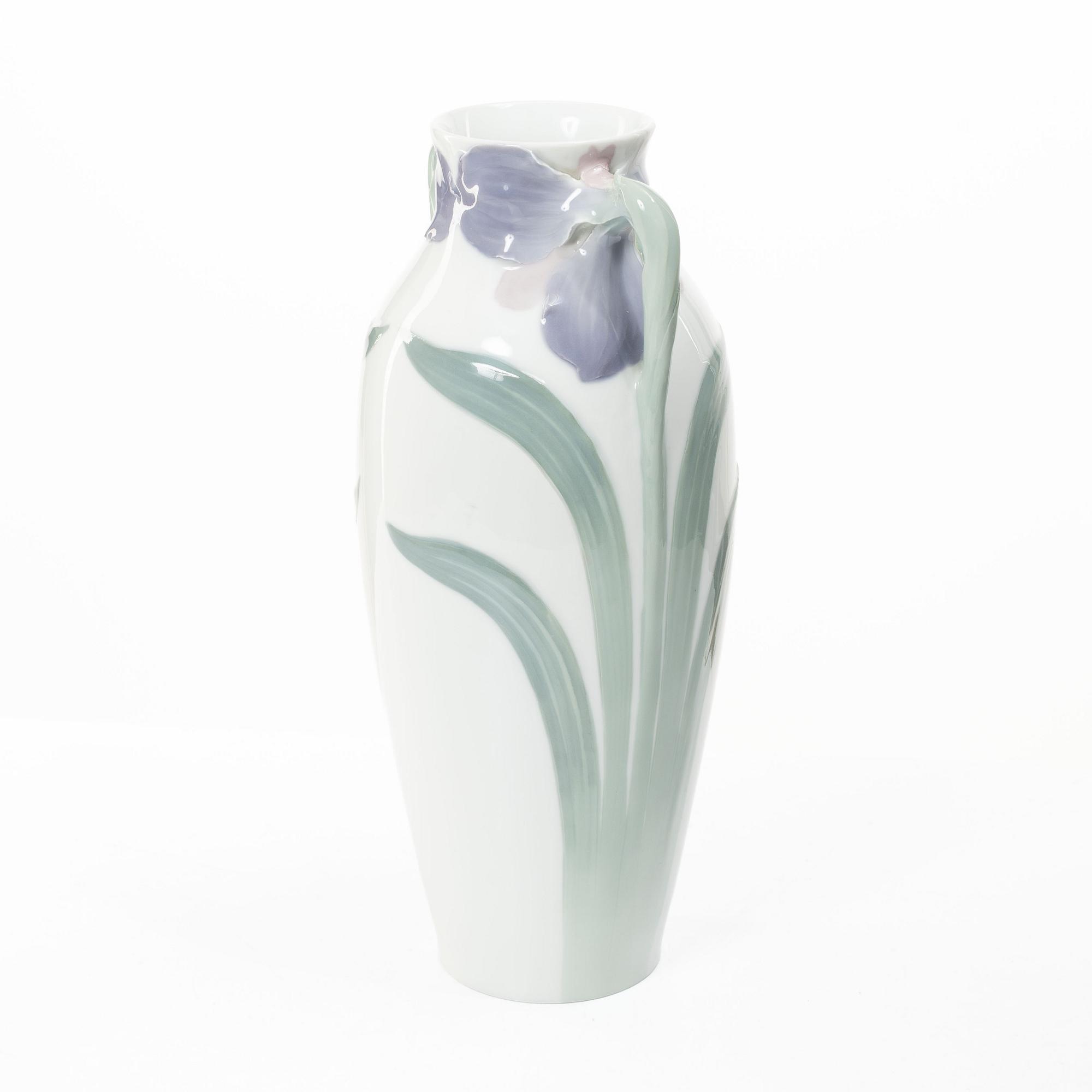 Karl Lindström, & Waldemar Lindström, an Art Nouveau porcelain vase, Rörstrand.