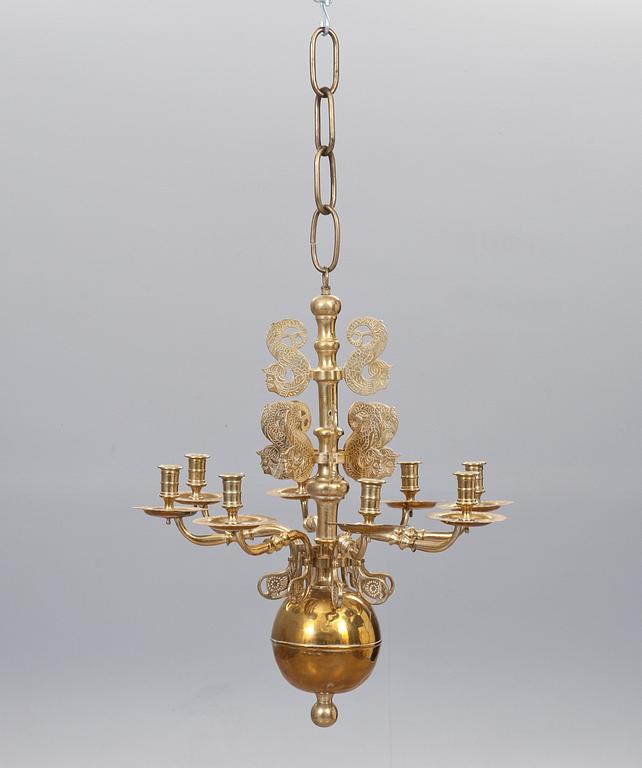 LJUSKRONA, barockstil. 1800-talets andra hälft.
