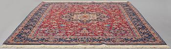 MATTA, old Isfahan, ca 347 x 252 cm (samt kortsidorna med 3 respektive 2,5 cm slätväv).