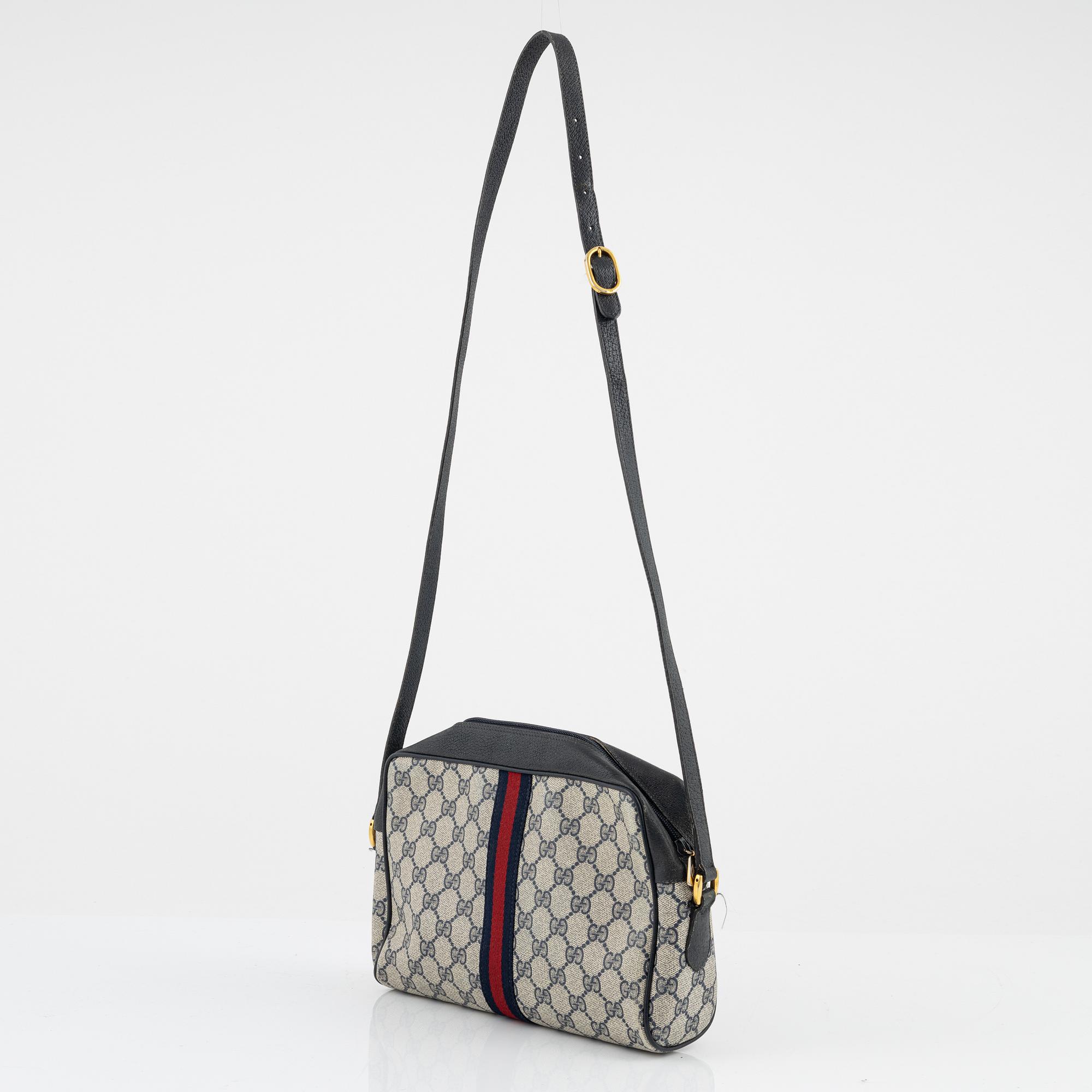 Gucci, monogram canvas, vintage bag.