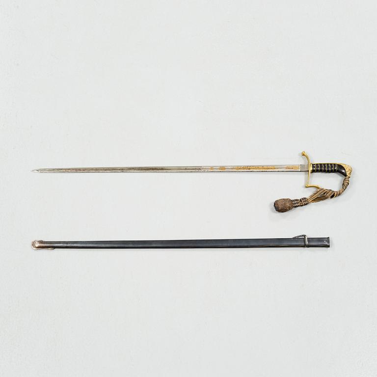 A sword for the swedish army, m/1899.